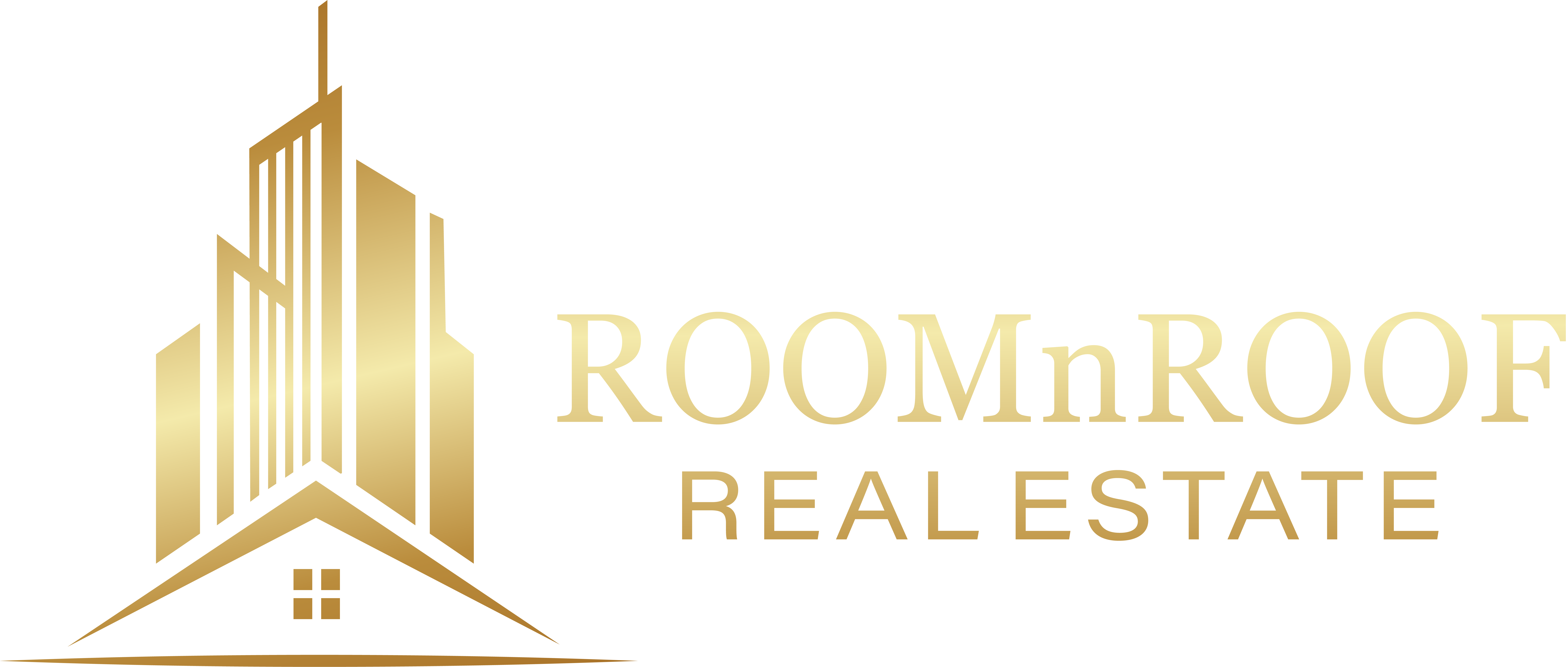 Room & Roof Real Estate Logo
